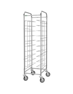 Carrello Portavassoi Universali per 10 Vassoi - Guide a Filo - CA1455