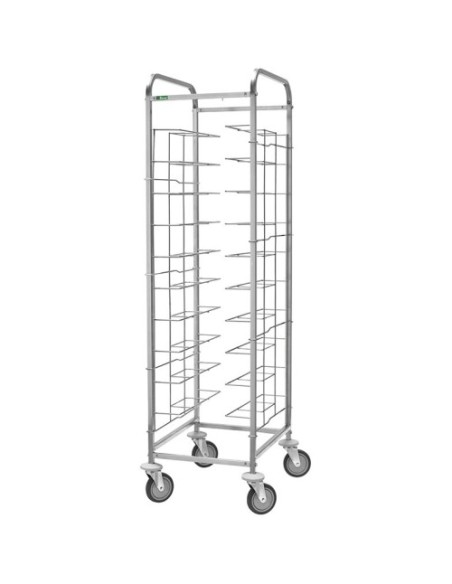 Carrello Portavassoi Universali per 10 Vassoi - Guide a Filo - CA1455