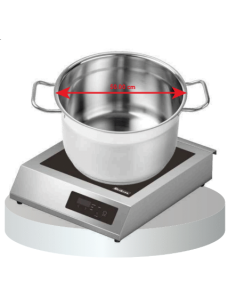 Piastra a Induzione Diametro Pentole da 15 a 50 cm - IND350MAXI