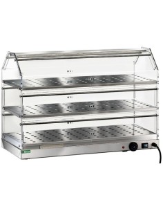 Vetrina Calda da Banco 3 Ripiani Dimensione 85x35x54H cm - VBR4783