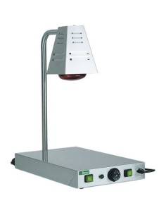 Piano Caldo Acciaio Inox con 1 Lampada a Infrarossi - PCI4718