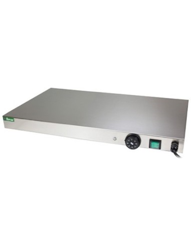 Piano Caldo da Banco Acciaio Inox PC4750 Dim: 50x35x6h cm