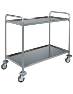 Carrello di Servizio Inox 2 Piani Dim: 90x60x94h - CA1390