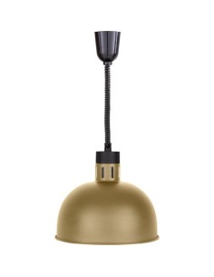 Lampada Riscaldante Infrarossi a Sospensione Oro Diametro 29 - HLEED