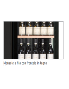 Mensola con Frontalino Legno Klimaitalia Dimensione 510x414 mm - MNS225