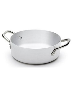 Casseruola Bassa in Alluminio per Induzione Diametro 26 cm