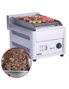 Griglia Elettrica a Pietra Lavica da Banco Piano Cottura 390×300mm - PL7