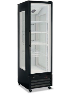 Frigorifero Vetrina per Bevande Nero con Due Lati Vetro - CL410 BLK
