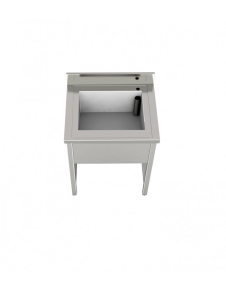 Lavello Inox a Giorno 1 Vasca Dimensione 80x70x85h cm