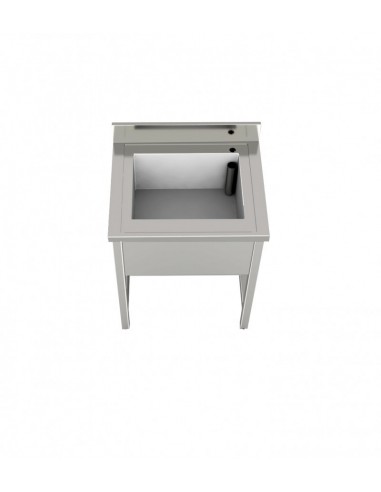 Lavello Inox a Giorno 1 Vasca Dimensione 90x70x85h cm