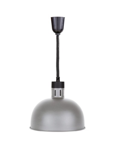 Lampada Riscaldante Infrarossi a Sospensione Argento Diametro 29 - HLEA