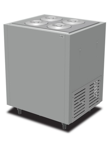 Banco Gelato Capacità 4 Carapine con Riserva - COMBI4C