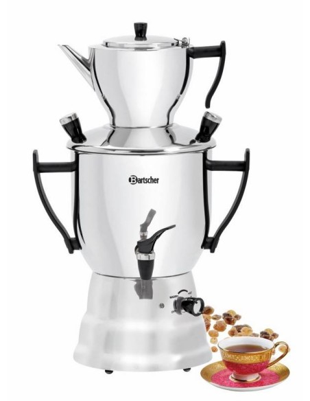 Samovar in Acciaio Inox da 3 litri per The e Acqua Calda