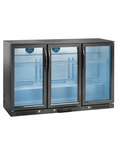 Frigo Bevande Retrobanco Orizzontale 3 Porte Battenti - AK291BB
