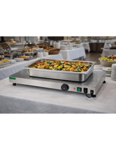 Piano Riscaldato da Banco Inox Dimensioni 100x50x6h cm - PC4754