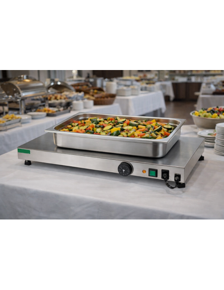 Piano Riscaldato da Banco Inox Dimensioni 100x50x6h cm - PC4754