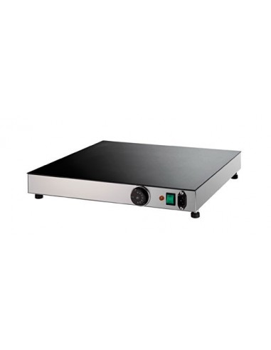 Piano Riscaldato Vetro Temperato - Dim: 51x51x6h cm - EPC50V