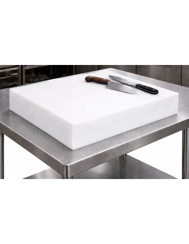 Ceppo Polietilene Alimentare da Banco Dim:100x50x8h cm - CPE100508