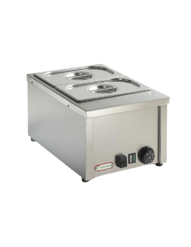 Bagnomaria Elettrico da Banco per 2 GN1/2  Altezza 15cm - BM12
