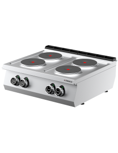 Piano Cottura da Banco Elettrico 4 Piastre Tonde Serie Top 800x705
