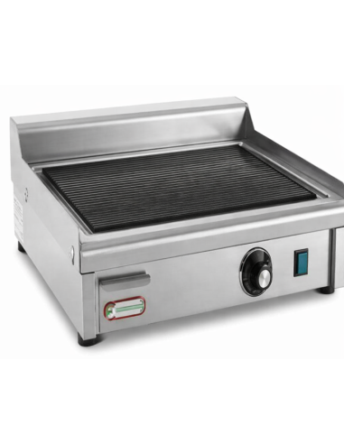 Piastra Elettrica in Vetroceramica Rigata Superficie Utile 25x25 cm