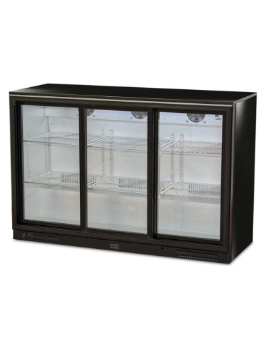 Frigo Bevande Retro Banco 3 Porte Scorrevoli 272 Lt