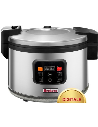 Pentola Cuociriso Elettrico Digitale con Capacità 21 Litri