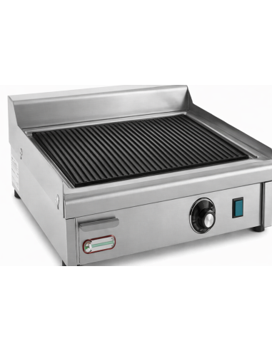 Piastra Elettrica in Vetroceramica Rigata Superficie Utile 25x25 cm