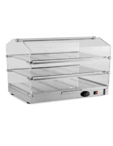 Vetrinetta Riscaldata da Banco a Tre Ripiani