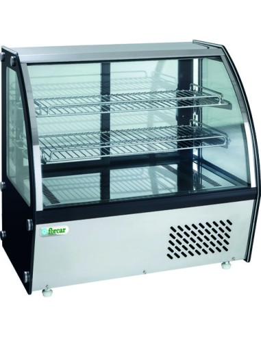 Vetrina Fredda da Banco 2 Griglie Vetro Curvo 160 Lt - G-VPR160