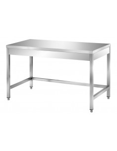 Tavolo in Acciaio Inox - Dimensioni cm 70x70x85h - TDT77