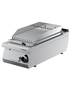 Griglia Pietra Lavica Gas da Banco Griglia Carne Dimensioni 400x705x275h