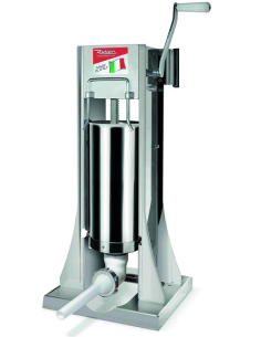 Insaccatrice Manuale Verticale Tubo Inox Capacità 10Lt
