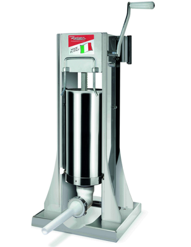 Insaccatrice Manuale Verticale Tubo Inox Capacità 10Lt