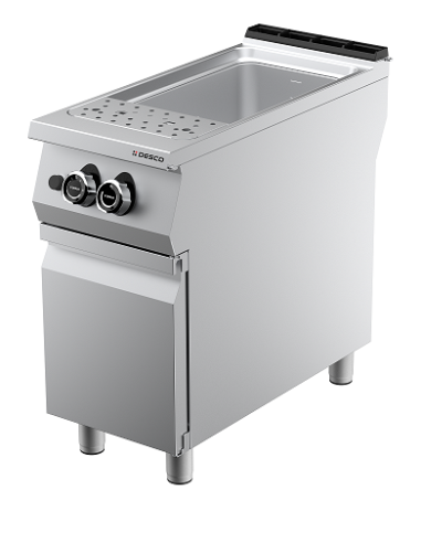 Cuocipasta a Gas Vasca Singola Capacità 40 Lt Profondità 90 cm