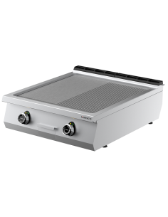 Fry top Elettrico Piastra Doppia Liscia Rigata Dimensione 800x905x275 mm