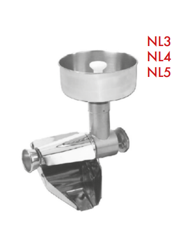 Accessorio Passapomodoro - Corpo in Alluminio - OM2801R