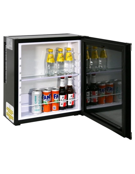 Minibar a Parete per Hotel Nero Super Silenzioso Capacità 18 Lt - EF18