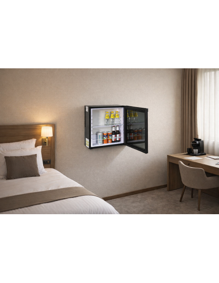 Minibar a Parete per Hotel Nero Super Silenzioso Capacità 18 Lt - EF18