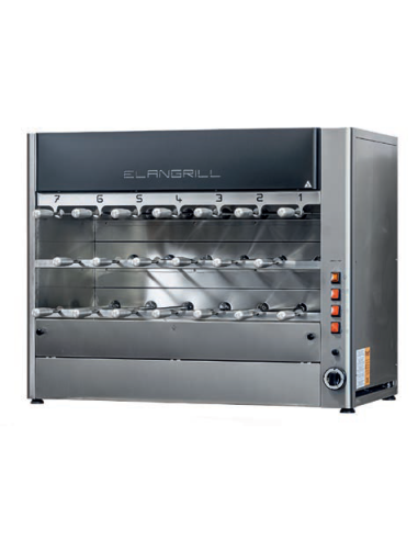 Grill Cottura Churrasco 3 Piani 20 Spade Inox - CHURRASCOCM20