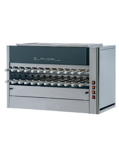 Griglia a Carbonella per Cottura Brace Bombette - 24 Spade - SPI13