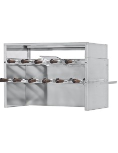 Grill a Carbonella Cottura Carne Churrasco 11 Spade Lunghezza 50 cm