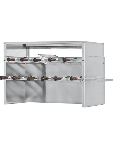 Grill a Carbonella Cottura Carne Churrasco 11 Spade Lunghezza 50 cm