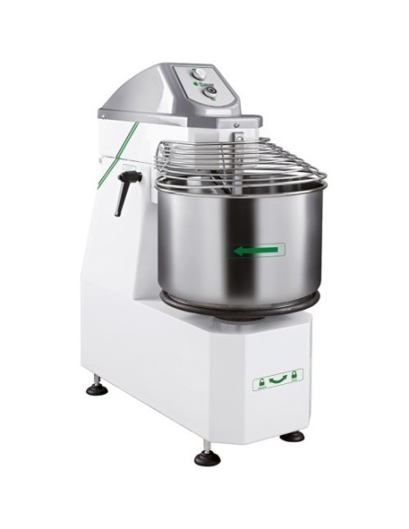 Impastatrice a Spirale 2 Velocità Testa Sollevabile Vasca Estraibile 16LT