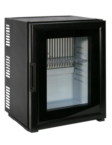 Minibar Hotel Nero Porta a Vetro Capacità 21LT Super Silenzioso