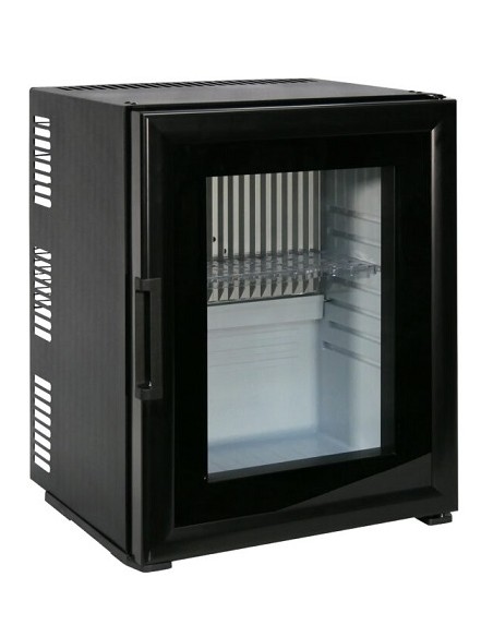 Minibar Hotel Nero Porta a Vetro Capacità 21LT Super Silenzioso
