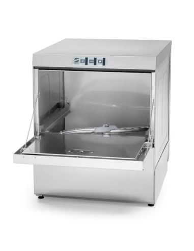 Lavabicchieri Bar Cesto Quadrato Dimensione 50x50 cm 2 Cicli Lavaggio