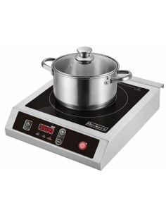 Piastra Induzione da Banco in Vetroceramica Diametro Utile 12-26 cm