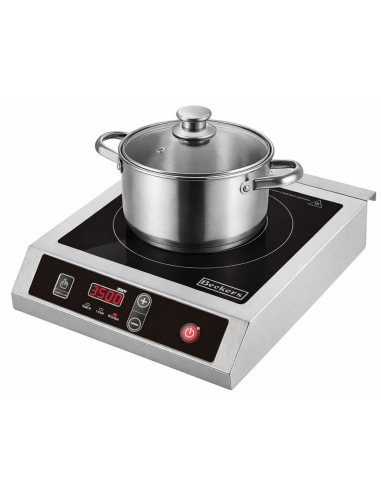 Piastra Induzione da Banco in Vetroceramica Diametro Utile 12-26 cm