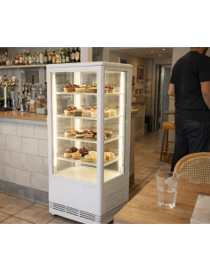 Vetrina Frigo Verticale Bianca Ventilata 3 Ripiani - VRN78B